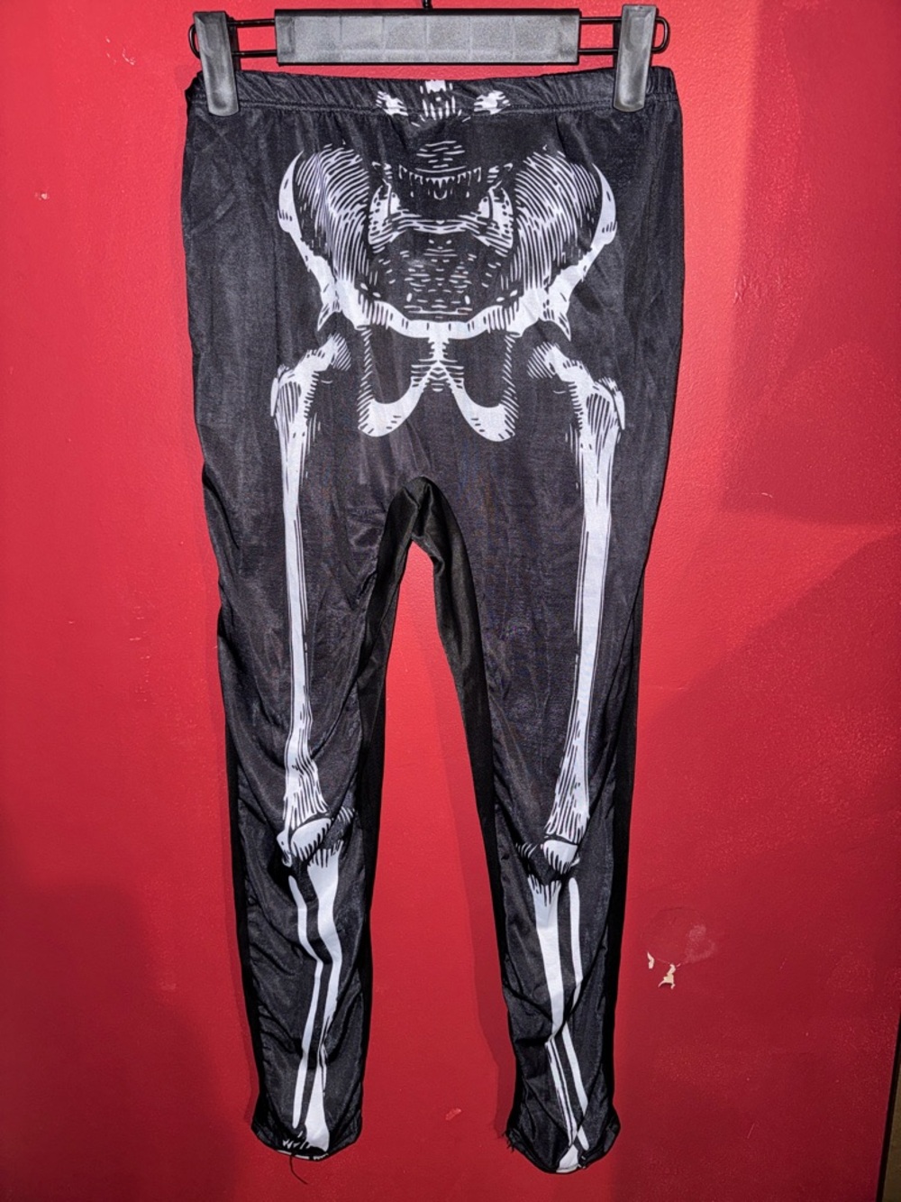 Black Skeleton Print Leggings